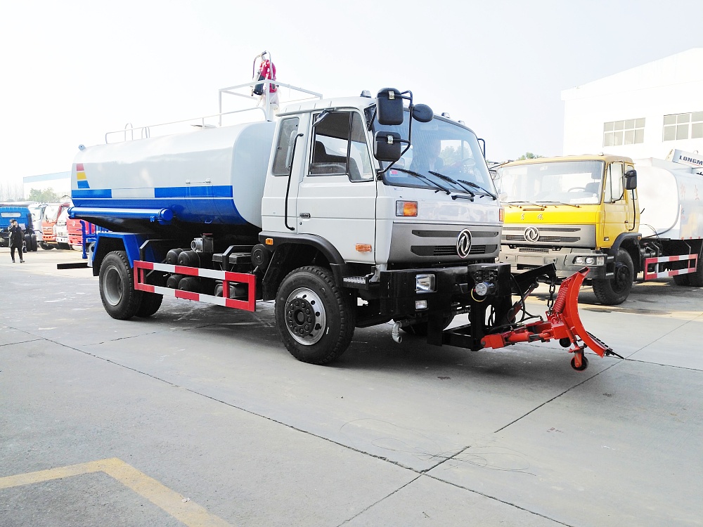 東風153消防灑水應急鏟雪汽車